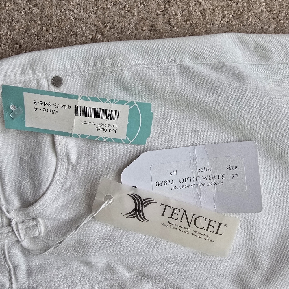 Just Black Optical White Skinny Crop 27 - Picture 7 of 8